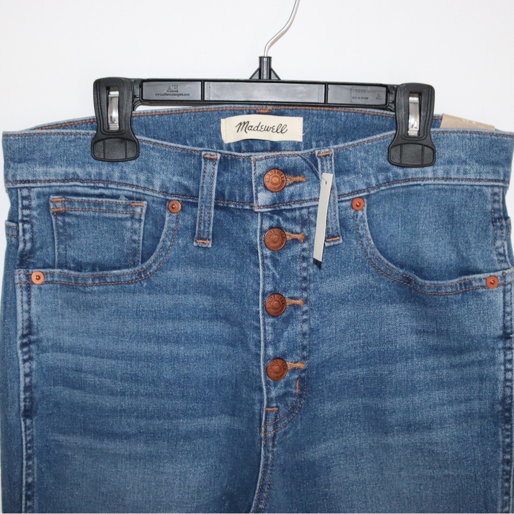 Madewell | High Rise Button Front High Rise Jeans Size 29 - Picture 4 of 7